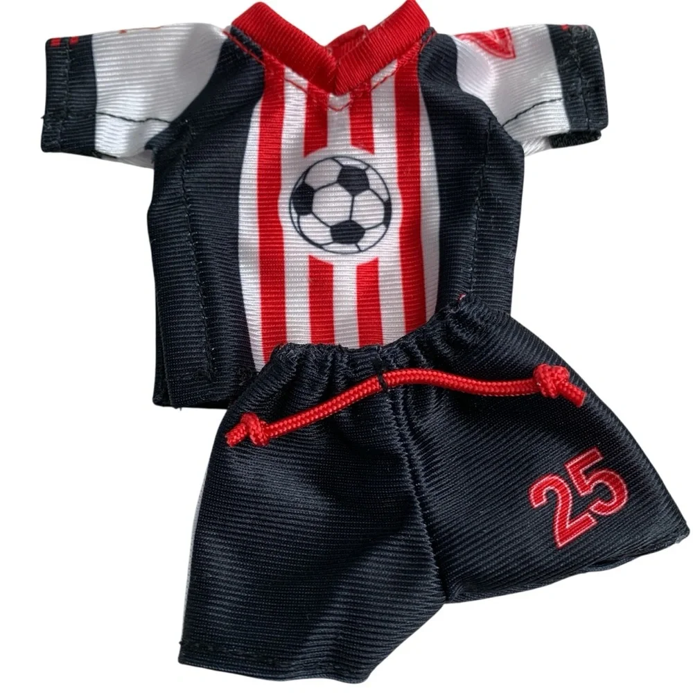 Elf on the Shelf Spirited Soccer Uniform Set Claus Couture Collection